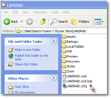 Starting Zoom using our custom configuration file